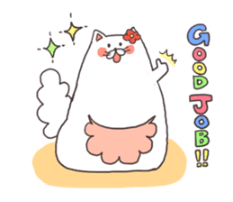 cats and meal stickers sticker #3171606