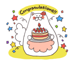 cats and meal stickers sticker #3171608