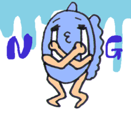 an ocean sunfish. sticker #3171900