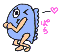 an ocean sunfish. sticker #3171904