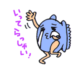 an ocean sunfish. sticker #3171913