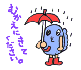 an ocean sunfish. sticker #3171915