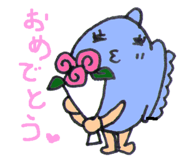 an ocean sunfish. sticker #3171917