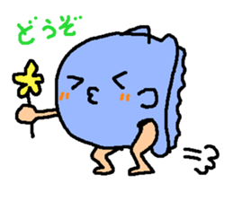 an ocean sunfish. sticker #3171926