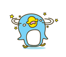 Kawaii Penguin Family sticker #3171944