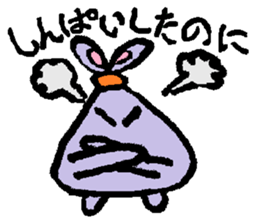 rabbit or graffiti sticker #3172068