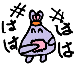 rabbit or graffiti sticker #3172081