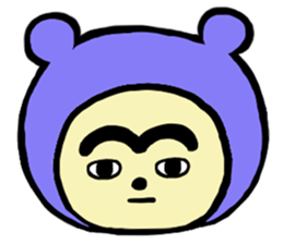 Costume kuma Goro sticker #3172212