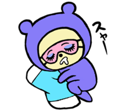 Costume kuma Goro sticker #3172220