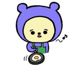 Costume kuma Goro sticker #3172235