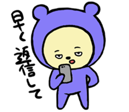 Costume kuma Goro sticker #3172239