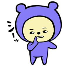 Costume kuma Goro sticker #3172241