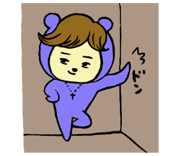 Costume kuma Goro sticker #3172243