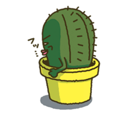Nihilistic cactus sticker #3172252