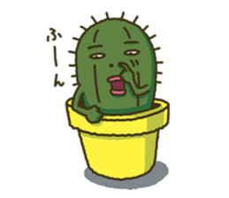 Nihilistic cactus sticker #3172253