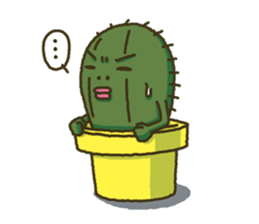 Nihilistic cactus sticker #3172256