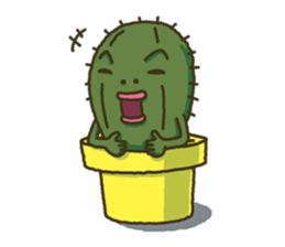 Nihilistic cactus sticker #3172278