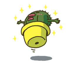 Nihilistic cactus sticker #3172280