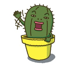 Nihilistic cactus sticker #3172287