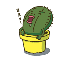 Nihilistic cactus sticker #3172288