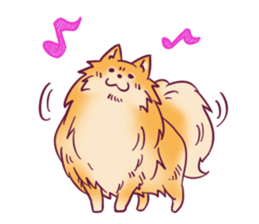 Funny Pomeranians! sticker #3172622