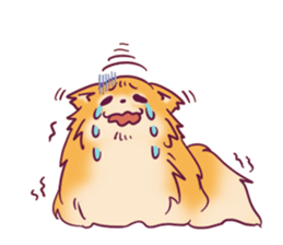 Funny Pomeranians! sticker #3172623
