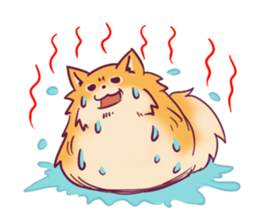 Funny Pomeranians! sticker #3172642