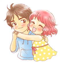 Love couple pack : sweet romance sticker #3172731