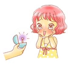 Love couple pack : sweet romance sticker #3172742