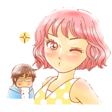 Love couple pack : sweet romance sticker #3172743