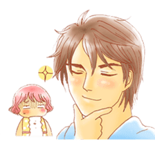 Love couple pack : sweet romance sticker #3172748