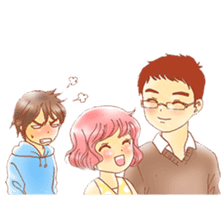 Love couple pack : sweet romance sticker #3172749