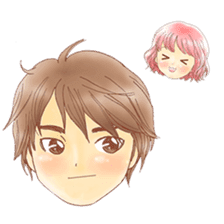 Love couple pack : sweet romance sticker #3172757