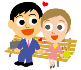 Nice woman Sakura sticker #3173011