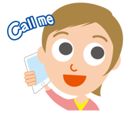 Nice woman Sakura sticker #3173014