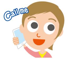 Nice woman Sakura sticker #3173014