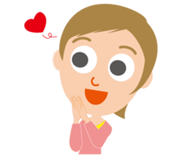 Nice woman Sakura sticker #3173015