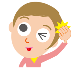 Nice woman Sakura sticker #3173016