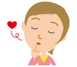 Nice woman Sakura sticker #3173017