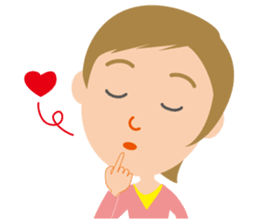 Nice woman Sakura sticker #3173017