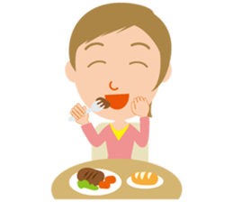 Nice woman Sakura sticker #3173022