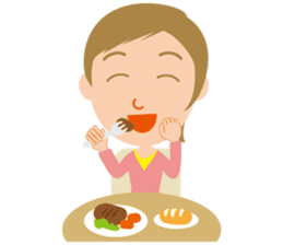 Nice woman Sakura sticker #3173022