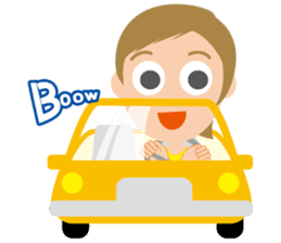 Nice woman Sakura sticker #3173028