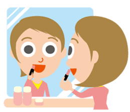 Nice woman Sakura sticker #3173031