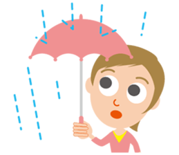 Nice woman Sakura sticker #3173033