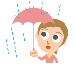 Nice woman Sakura sticker #3173033