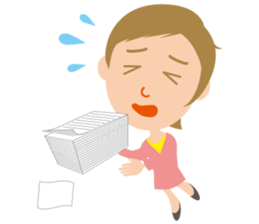 Nice woman Sakura sticker #3173039