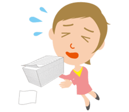 Nice woman Sakura sticker #3173039