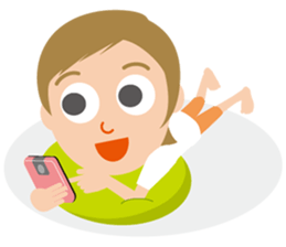 Nice woman Sakura sticker #3173043