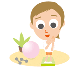 Nice woman Sakura sticker #3173044